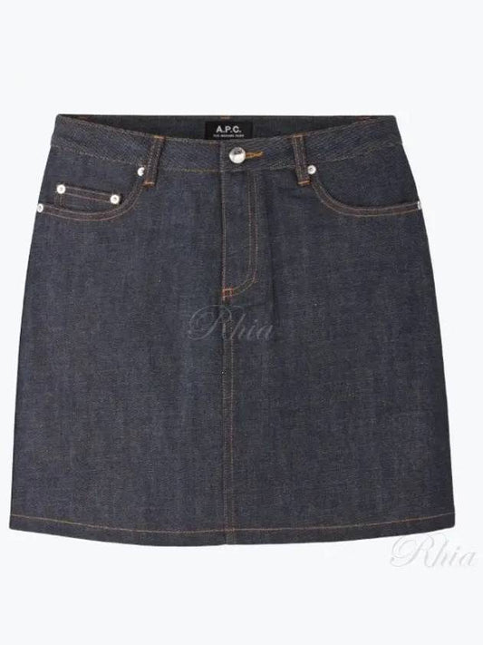 Women's Jupe Standard Denim H-Line Skirt - A.P.C. - BALAAN 2