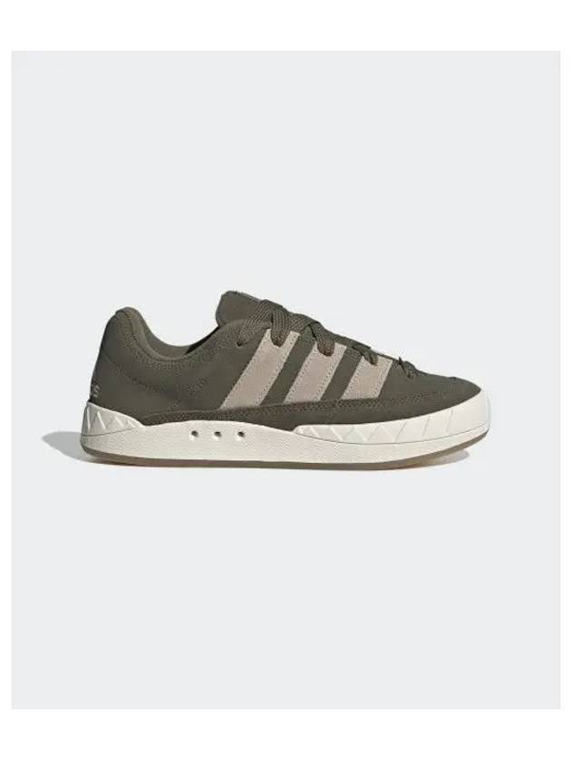 Adimatic Suede Low Top Sneakers Olive Strata - ADIDAS - BALAAN 2