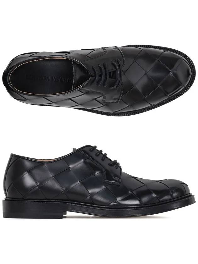 Tie Lace Up Derby Black - BOTTEGA VENETA - BALAAN 2