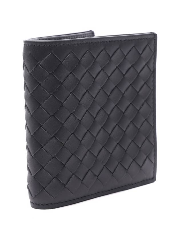 Intrecciato Small Folder Half Wallet Dark Grey - BOTTEGA VENETA - BALAAN 4