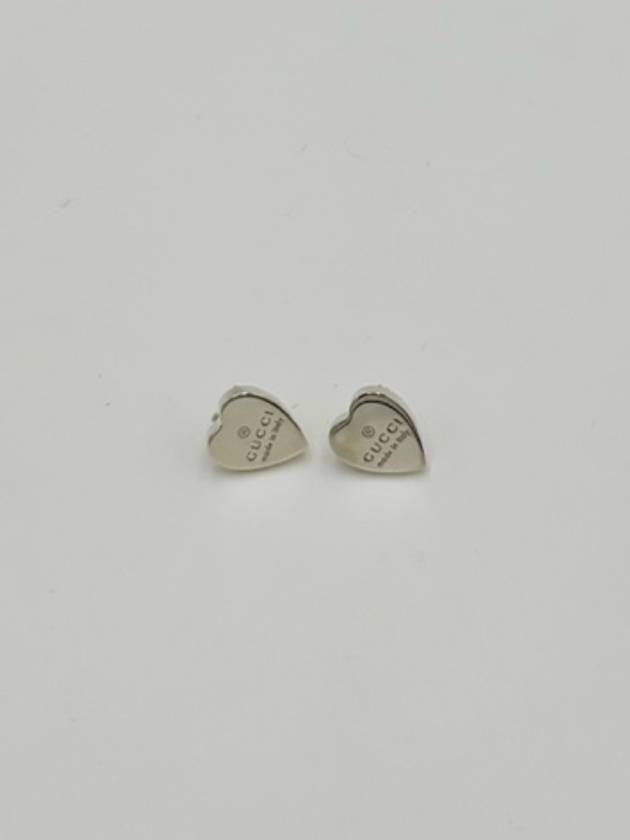 Trademark heart silver earrings YBD223990001 - GUCCI - BALAAN 1