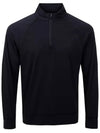 Men's Back Tech Jersey Long Sleeve T-Shirt Black - G/FORE - BALAAN 3