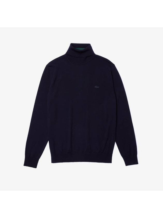 Turtleneck merino wool sweater - LACOSTE - BALAAN 1