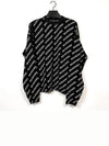 All Over Intarsia Logo Knit Top Black - BALENCIAGA - BALAAN 3