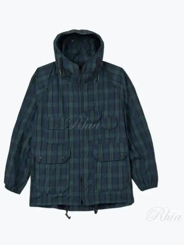 Atlantic Parka Blackwatch Crush Taffeta MP196 KT037 Blackwatch - ENGINEERED GARMENTS - BALAAN 1