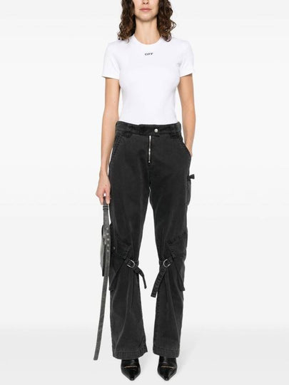 OFF STAMP RIB BASIC TEE - OFF WHITE - BALAAN 2