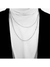 Men's Necklace Chain Layered CLEF CLEAN LINE - BASSCLEF - BALAAN 1