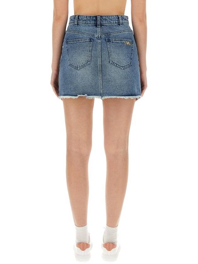 Michael Kors Denim Mini Skirt - MICHAEL KORS - BALAAN 4