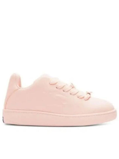 Box Leather Low-Top Sneakers Pink - BURBERRY - BALAAN 2