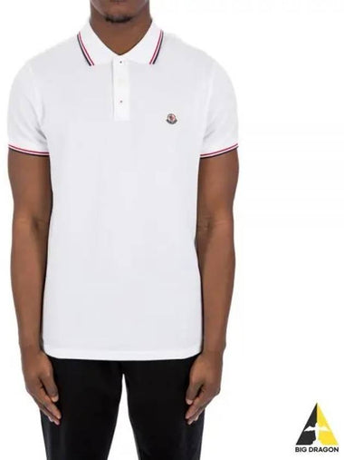 8A70300 84556 001 Logo Patch Polo Shirt - MONCLER - BALAAN 1