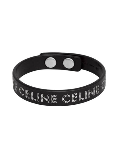 Monochroms Stud Bracelet Black - CELINE - BALAAN 1