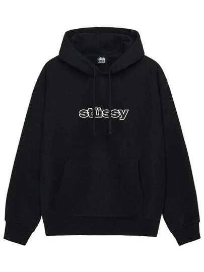 SS Link Hoodie Black Women - STUSSY - BALAAN 2