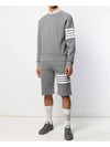 4 Bar Stripe Sweatshirt Grey - THOM BROWNE - BALAAN 5