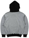 BIO WASHED STITCH REGULAR FIT HOODIE TWO TONE GRAY BLACK - DON’T ASK MY PLAN - BALAAN 2