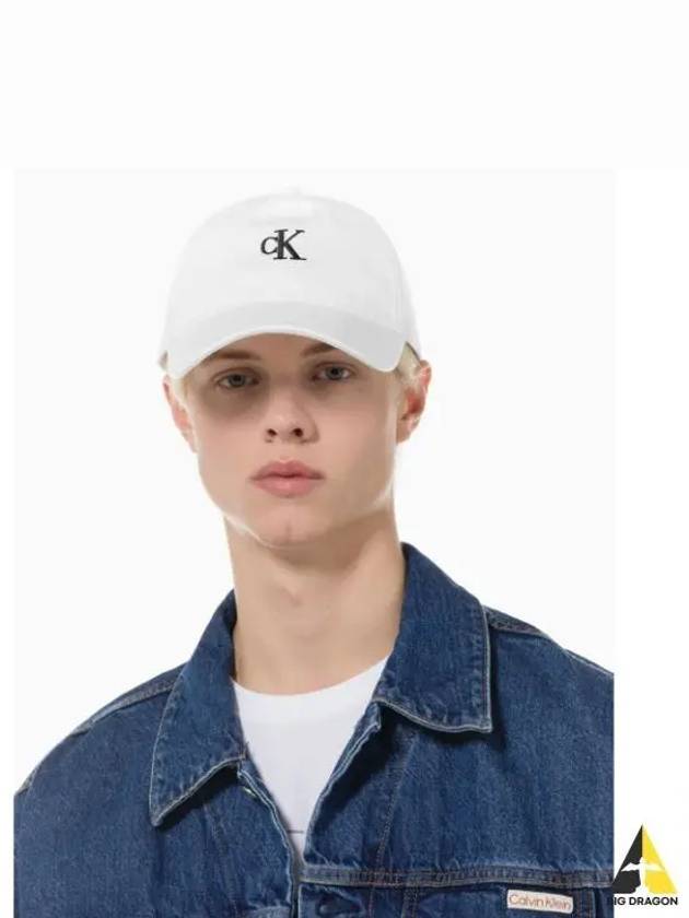 JEANS Unisex CKJ Embroidery Logo Ball Cap 4G5038GYAF - CALVIN KLEIN - BALAAN 1