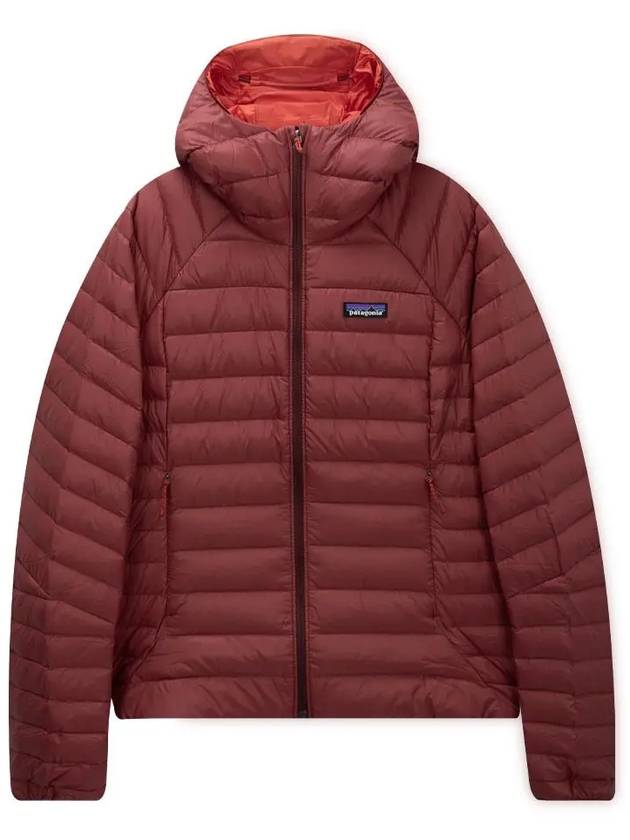 Women's Down Sweater Hooded Jacket Red - PATAGONIA - BALAAN 2