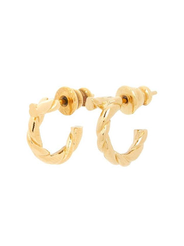 Twisted Gancini Women's Earrings Gold - SALVATORE FERRAGAMO - BALAAN 1