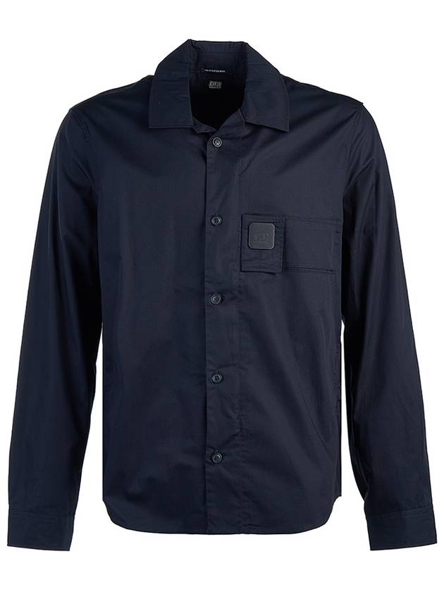 Metropolis Long Sleeve Shirt Navy - CP COMPANY - BALAAN 2