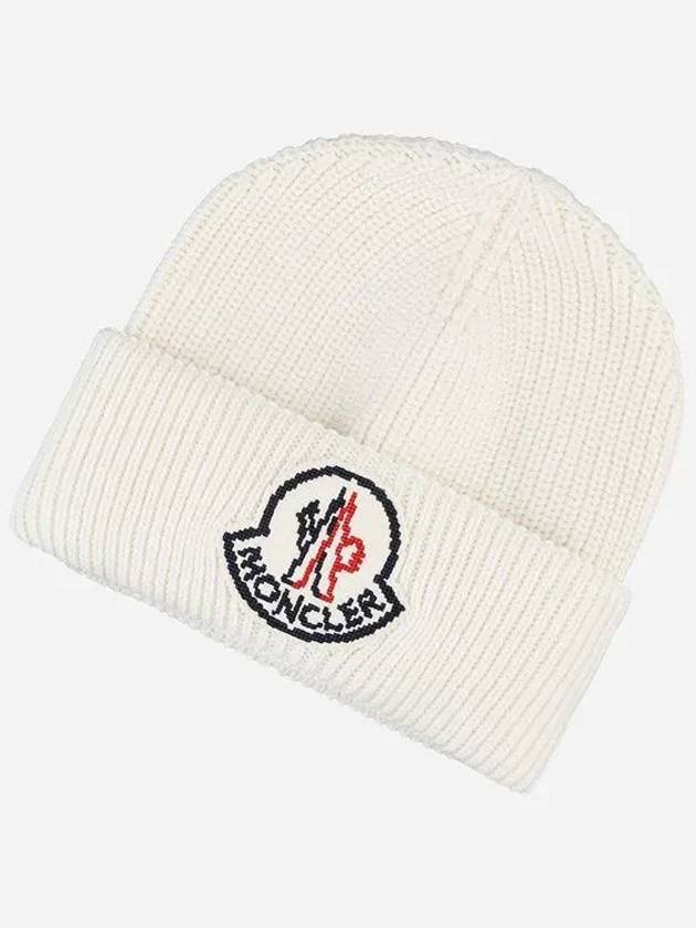 wool beanie white - MONCLER - BALAAN 2