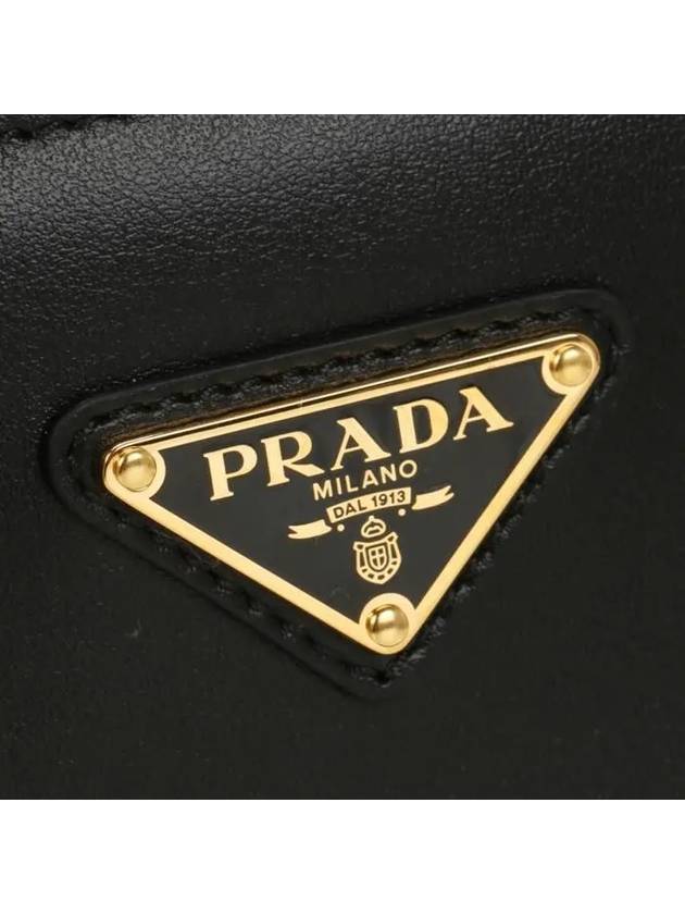 Triangle Logo Tote Bag Black - PRADA - BALAAN 6