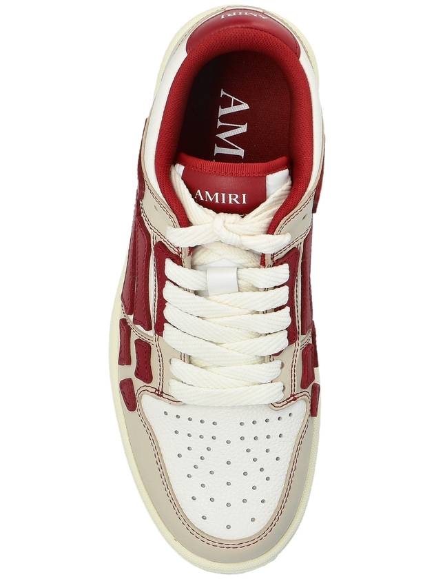 Amiri Sneakers Varsity Skel Top, Women's, Burgundy - AMIRI - BALAAN 6