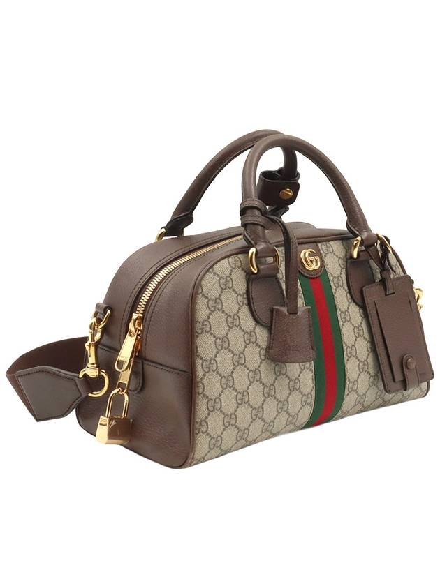 GG Supreme Canvas WEB Ophidia Gold Plated Medium Top Handle 2WAY 724575 - GUCCI - BALAAN 3