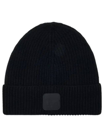 Logo Metropolis Wool Beanie Black - CP COMPANY - BALAAN 2