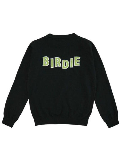 LOVE BIRDIE COLORING KNIT Love Buddy Crew Neck Color Knit BLACK - MONBIRDIE GOLF - BALAAN 2