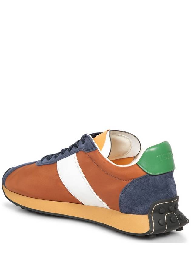 Panel Vintage Low Top Sneakers Orange - TOD'S - BALAAN 4