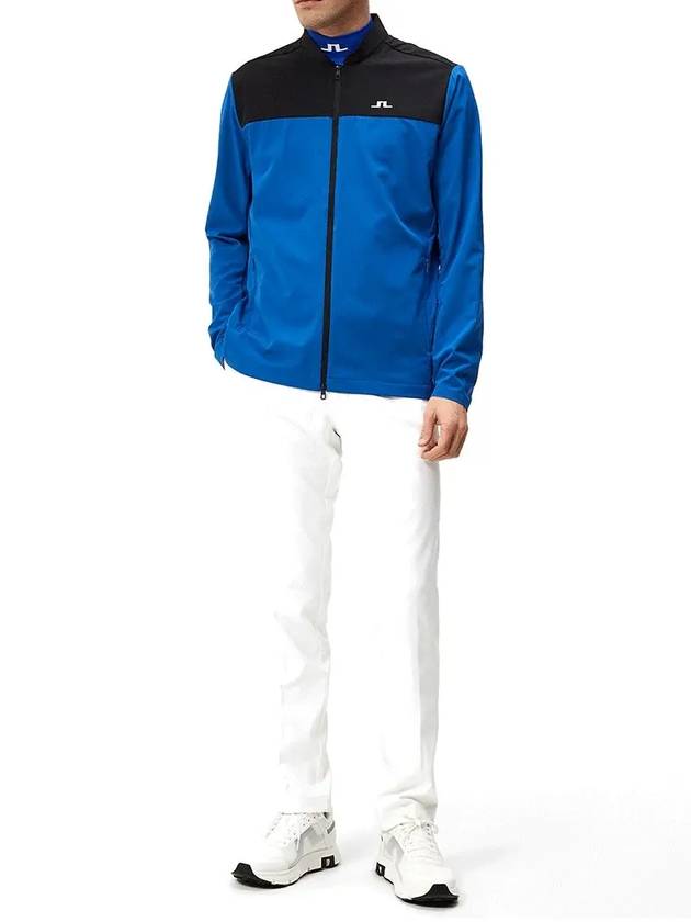 Jeff Hybrid Zip-Up Jacket Nautical Blue - J.LINDEBERG - BALAAN 5