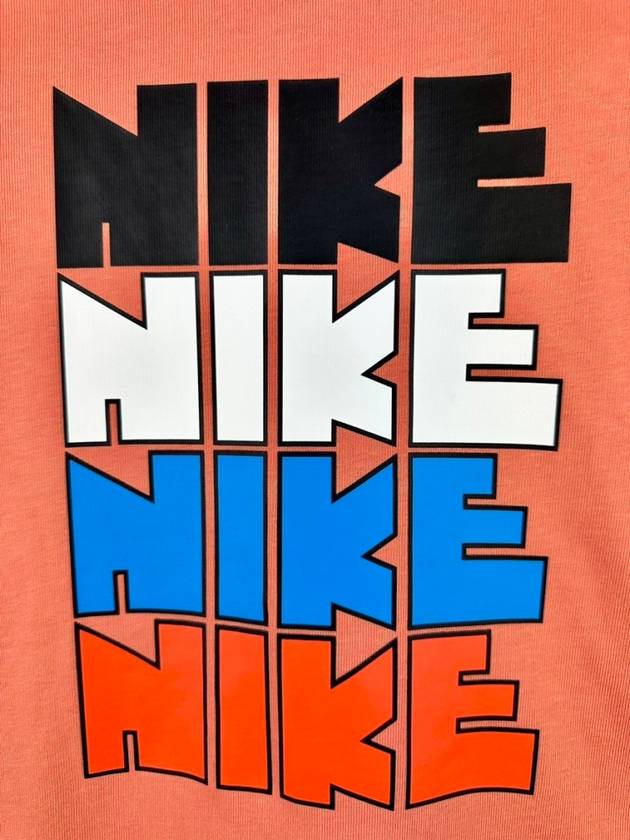 Oversized t shirt DQ5037 827 brick color WOMENS M L Asian fit - NIKE - BALAAN 5