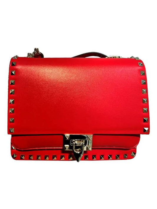 Rockstud Cross Bag Red - VALENTINO - BALAAN 1