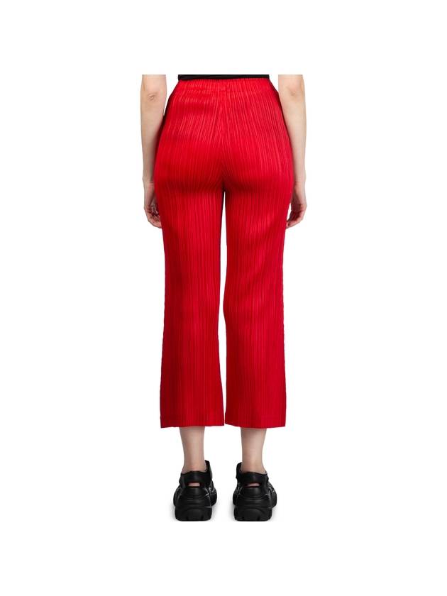 Thicker Bottoms 1 Wide Pants Red - ISSEY MIYAKE - BALAAN 1