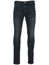 Washing Skinny Jeans Blue - CELINE - BALAAN 1