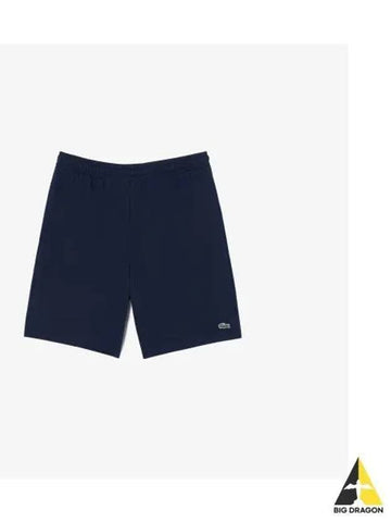 Men s Solid Sweat Shorts Navy - LACOSTE - BALAAN 1