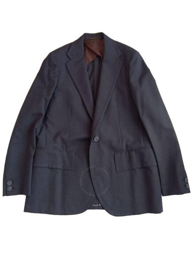 Kolor Men's Navy Single Breasted Blazer, Brand Size 2 (Medium) - KOLOR - BALAAN 1