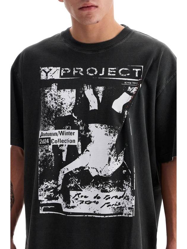 t-shirt with printed pinch - Y/PROJECT - BALAAN 4