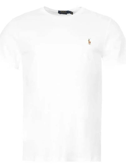 Embroidered Logo Pony Short Sleeve T-Shirt White - POLO RALPH LAUREN - BALAAN 2