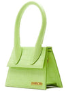 Le Chiquito Moyen Leather Tote Bag Light Green - JACQUEMUS - BALAAN 4