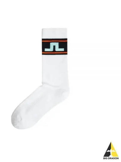 Golf Lei Socks White Black - J.LINDEBERG - BALAAN 2