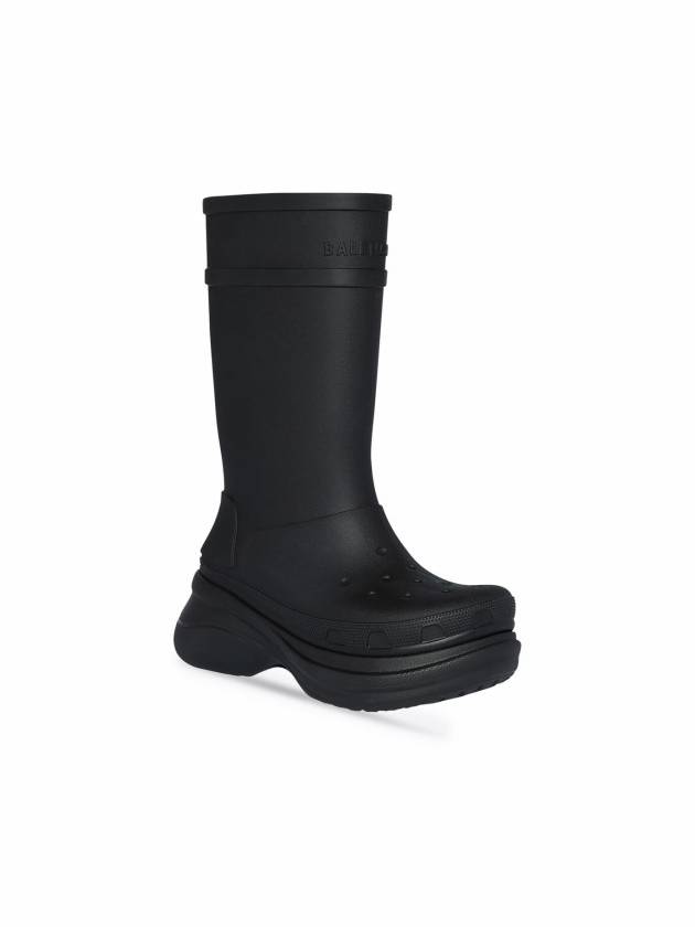 Crocs Rain Boots Black - BALENCIAGA - BALAAN.