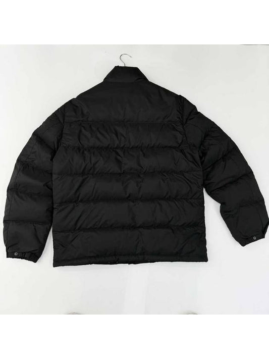 Plate logo down jacket black - PRADA - BALAAN 2