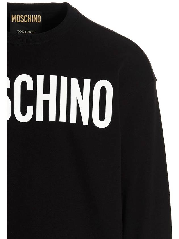 hooded sweatshirt A17017028 1555 black - MOSCHINO - BALAAN 4