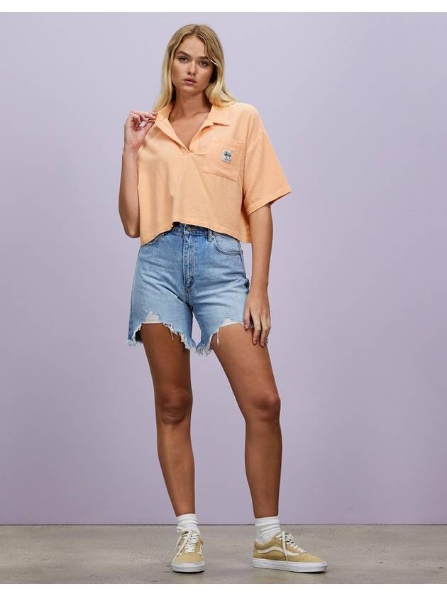 Byron Polo Shirt Apricot - STUSSY - BALAAN 5