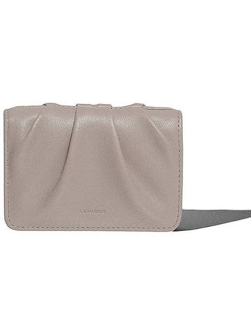 Dough Soft Leather Card Wallet Cocoa - LE MASQUE - BALAAN 1