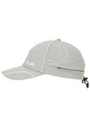 Font Zip Shell Neck Saver 6Panel Gray - PALACE - BALAAN 5