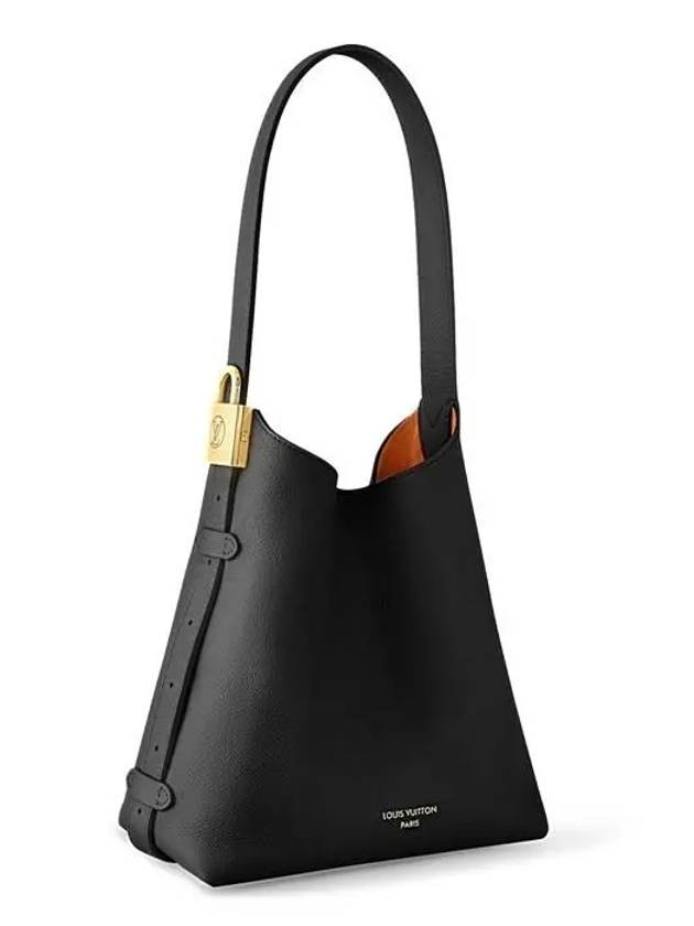 Low Key Hobo Calfskin Shoulder Bag Black - LOUIS VUITTON - BALAAN 4