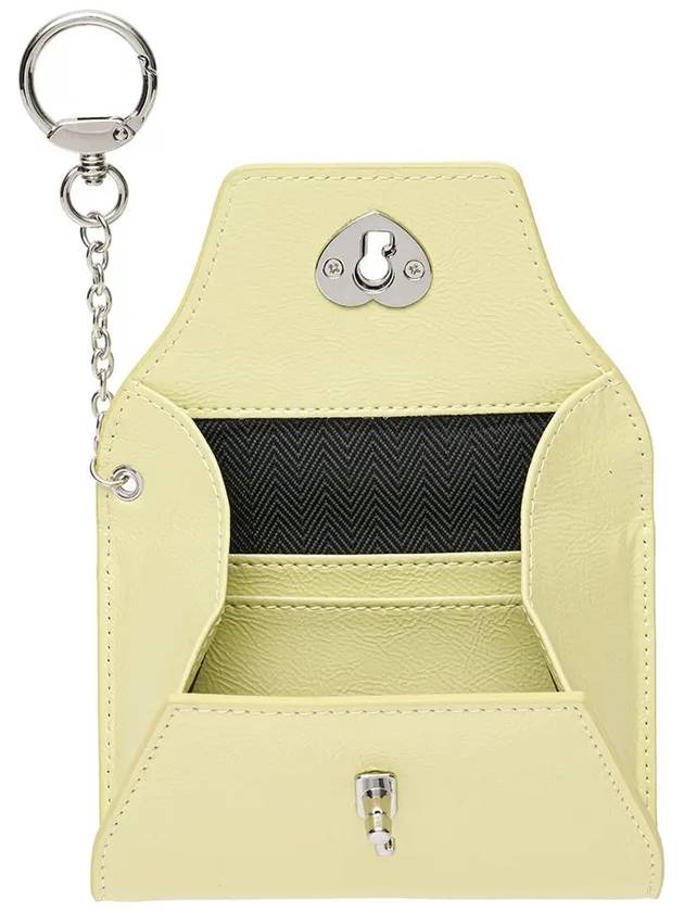 Heartlock Keyring Multi Pouch Card Wallet Pale Lemon - LE MASQUE - BALAAN 3