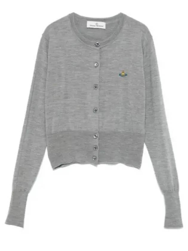 Bea Cropped Cardigan Grey - VIVIENNE WESTWOOD - BALAAN 2