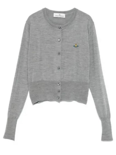 Bea Cropped Cardigan Grey - VIVIENNE WESTWOOD - BALAAN 2